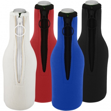 Logo trade promotional products image of: Fris recycled neoprene bottle sleeve holder