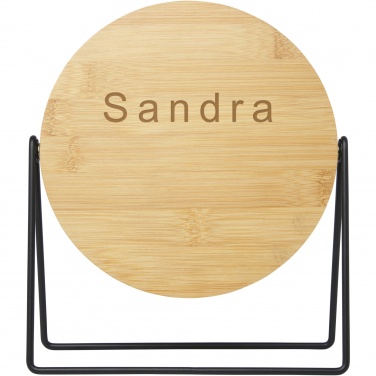 Logo trade business gift photo of: Hyrra bamboo standing mirror