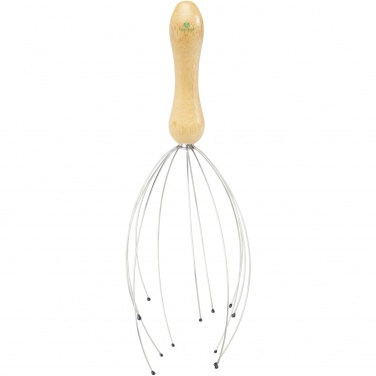 Logotrade promotional giveaways photo of: Hator bamboo head massager