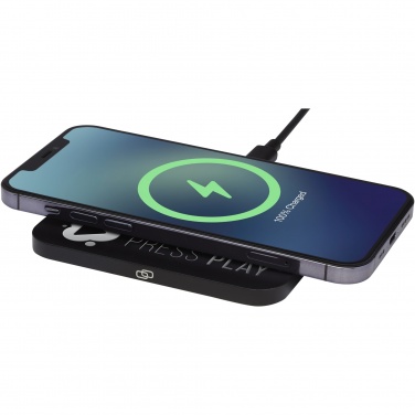Logo trade promotional gifts picture of: Hybrid 15W premium wireless charging pad