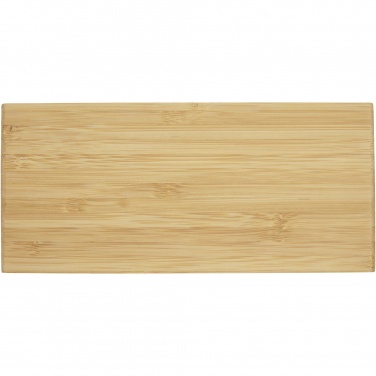 Logotrade promotional merchandise photo of: Minata bamboo wireless charger with clock