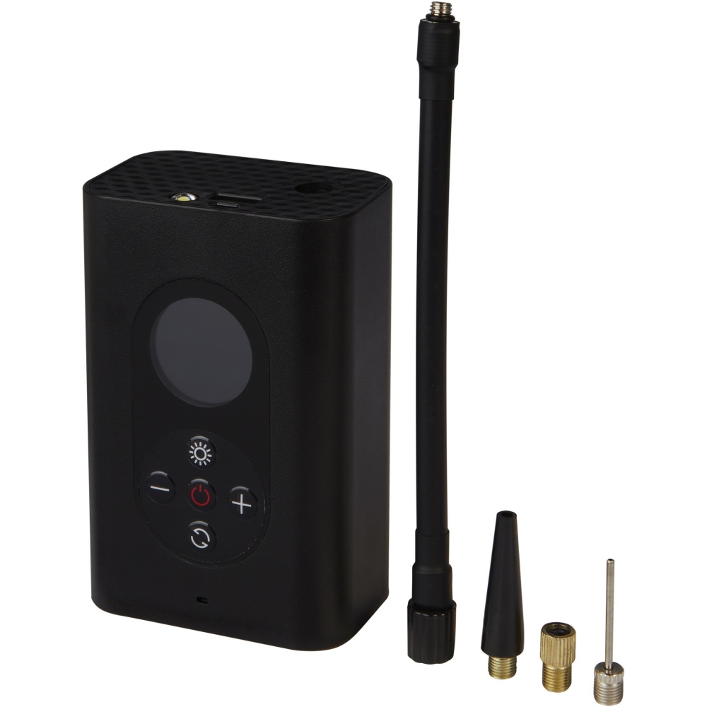 Logo trade corporate gifts image of: Pilot portable electric air compressor