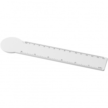 Logotrade promotional merchandise picture of: Tait 15 cm circle-shaped recycled plastic ruler 