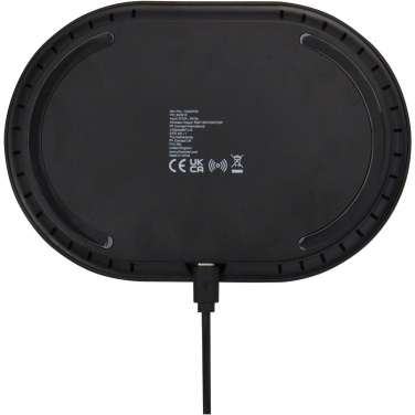 Logo trade business gift photo of: Ray wireless charging pad with RGB mood light