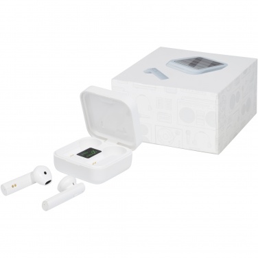 Logotrade promotional giveaways photo of: Tayo solar charging TWS earbuds 