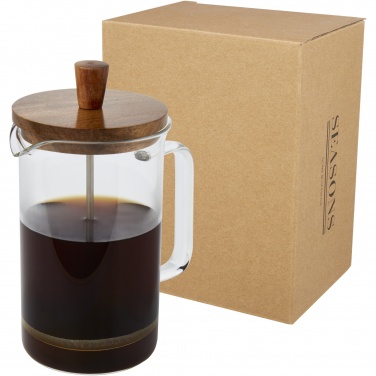 Logo trade business gifts image of: Ivorie 600 ml coffee press 