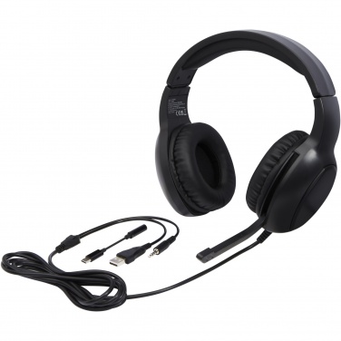 Logo trade business gifts image of: Gleam gaming headphones