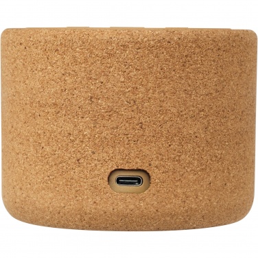 Logo trade promotional products image of: Cerris 5W cork Bluetooth® speaker