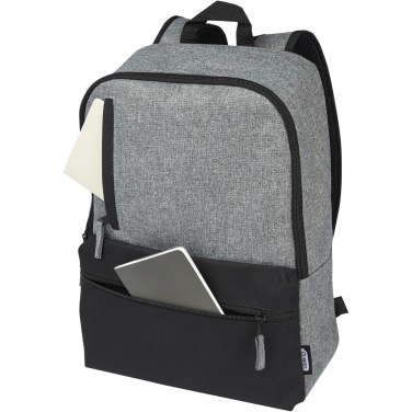 Logo trade promotional giveaways image of: Reclaim 15" GRS recycled two-tone laptop backpack 14L