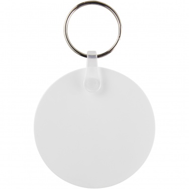 Logo trade promotional merchandise picture of: Tait circle-shaped recycled keychain