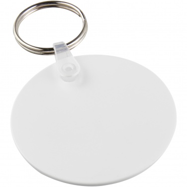 Logotrade promotional gift picture of: Tait circle-shaped recycled keychain