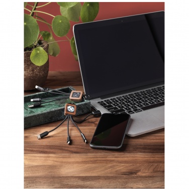 Logotrade promotional product image of: SCX.design C19 wooden easy to use cable