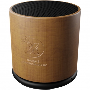 Logo trade business gift photo of: SCX.design S27 3W wooden ring speaker