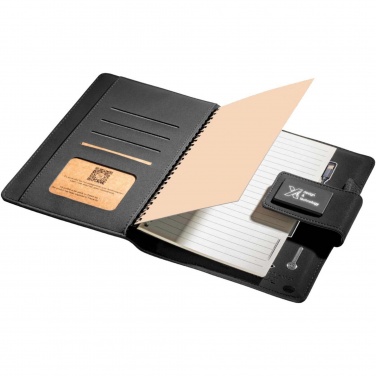 Logotrade corporate gift image of: SCX.design O16 A5 light-up notebook power bank