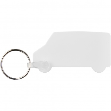 Logo trade promotional items picture of: Tait van-shaped recycled keychain