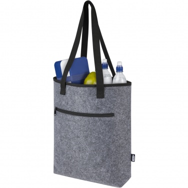Logo trade promotional products image of: Felta GRS recycled felt cooler tote bag 12L