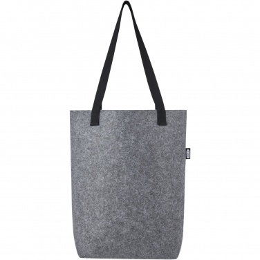 Logotrade promotional item picture of: Felta GRS recycled felt tote bag with wide bottom 12L