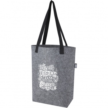 Logotrade corporate gift image of: Felta GRS recycled felt tote bag with wide bottom 12L