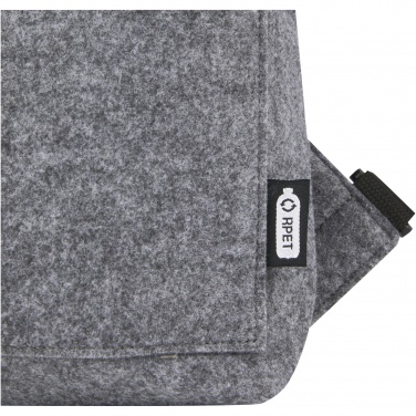 Logo trade promotional item photo of: Felta GRS recycled felt roll-top bike bag 13L