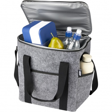 Logotrade promotional gift picture of: Felta GRS recycled felt bottle cooler bag 21L