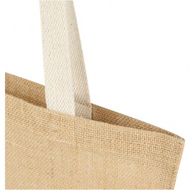 Logo trade promotional merchandise photo of: Juta 300 g/m² jute tote bag 7L