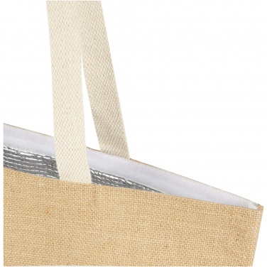 Logotrade promotional item image of: Juta 300 g/m² jute cooler tote bag 12L
