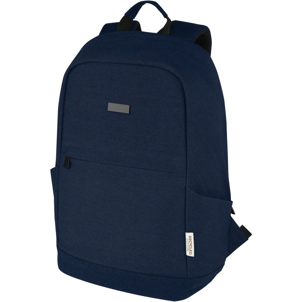 Logotrade promotional gift picture of: Joey 15.6" GRS recycled canvas anti-theft laptop backpack 18L
