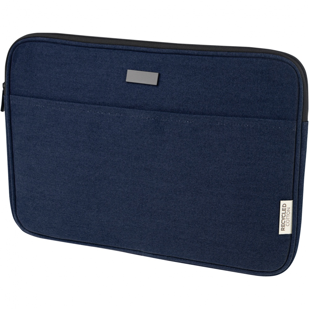 Logo trade promotional merchandise photo of: Joey 14" GRS recycled canvas laptop sleeve 2L