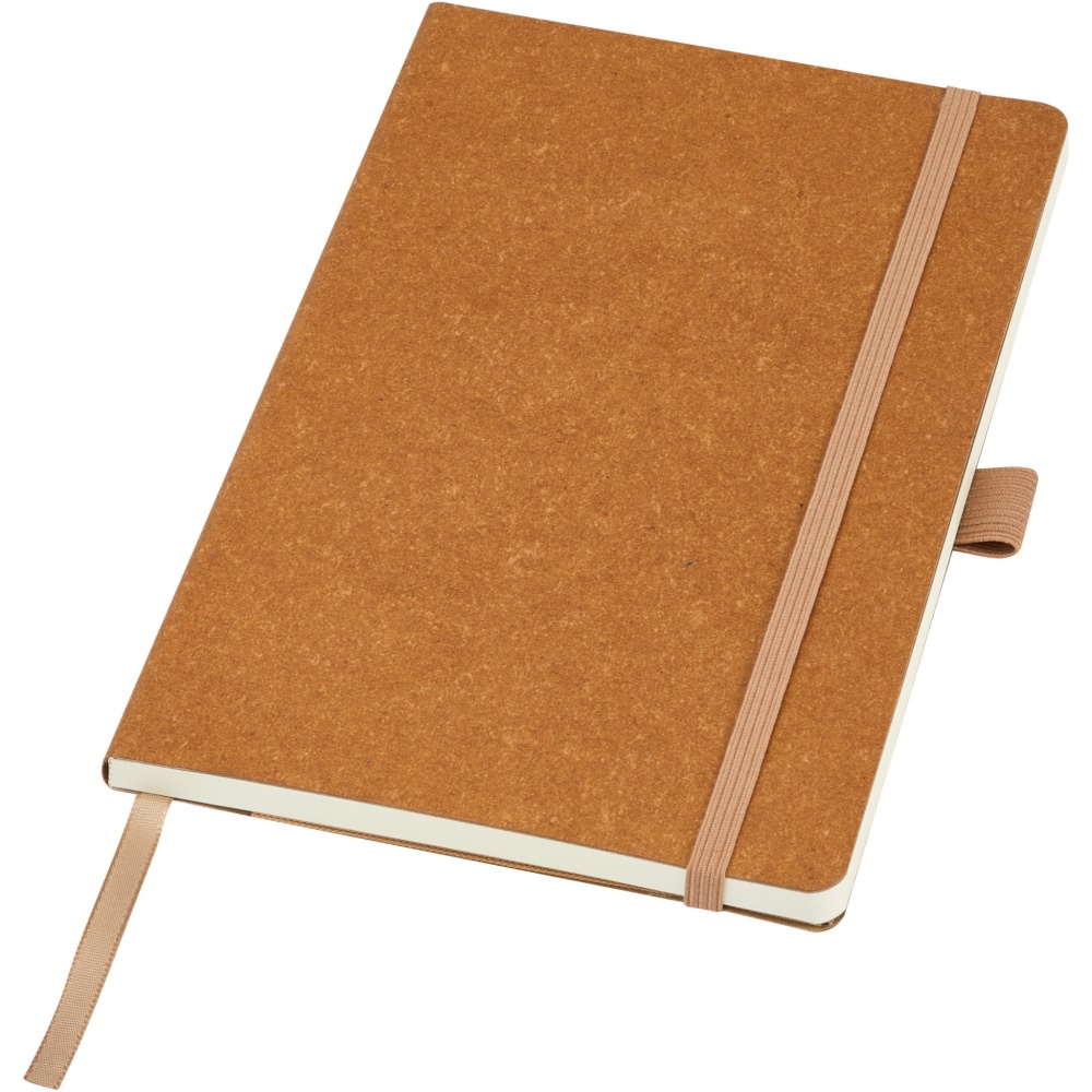 Logo trade promotional gifts image of: Kilau recycled leather notebook 