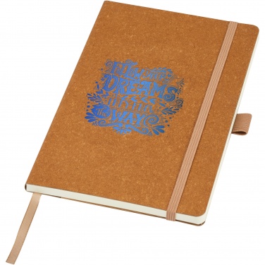 Logotrade promotional items photo of: Kilau recycled leather notebook 