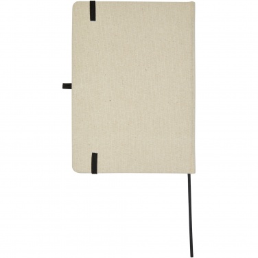Logo trade promotional giveaways image of: Tutico organic cotton hardcover notebook
