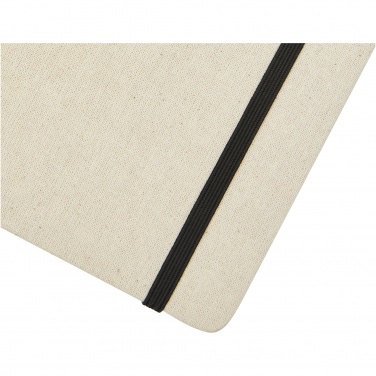 Logo trade corporate gift photo of: Tutico organic cotton hardcover notebook