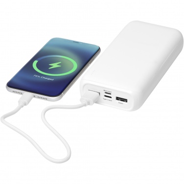 Logo trade promotional items image of: Electro 20.000 mAh recycled plastic power bank 