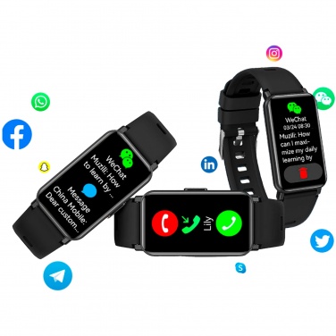 Logo trade promotional items image of: Prixton AT806 multisport smartband with GPS