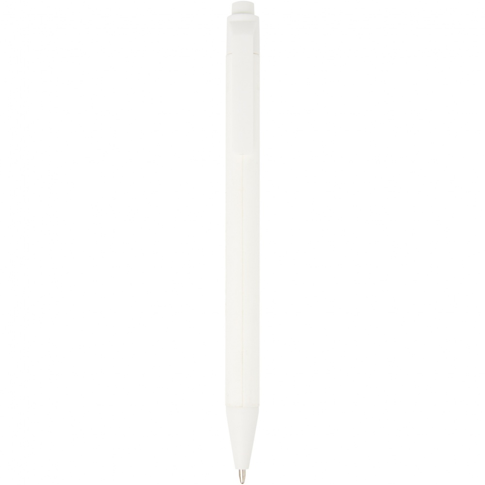 Logo trade promotional products picture of: Chartik monochromatic recycled paper ballpoint pen with matte finish