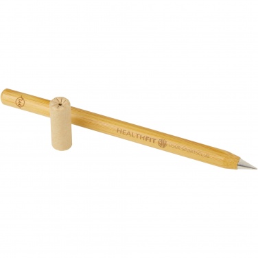 Logo trade promotional product photo of: Perie bamboo inkless pen