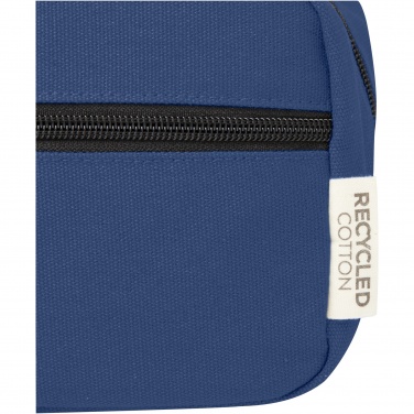 Logo trade promotional giveaway photo of: Joey GRS recycled canvas travel accessory pouch bag 3.5L