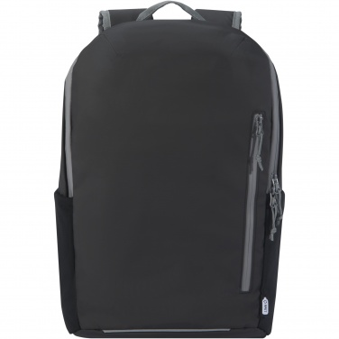 Logotrade promotional product picture of: Aqua 15" GRS recycled water resistant laptop backpack 21L