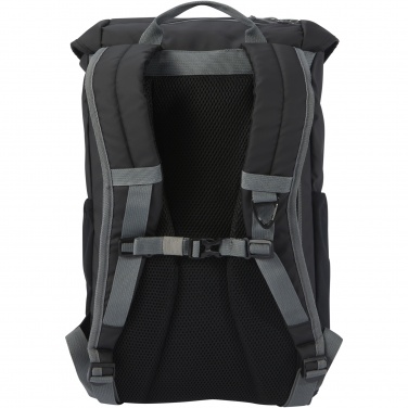 Logo trade promotional giveaways picture of: Aqua 15.6" GRS recycled water resistant laptop backpack 23L