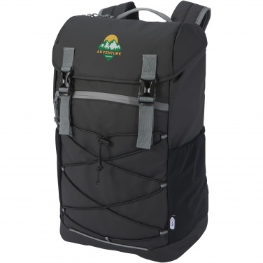 Logo trade promotional gifts image of: Aqua 15.6" GRS recycled water resistant laptop backpack 23L