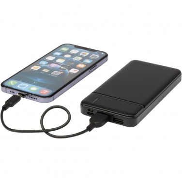 Logotrade promotional merchandise image of: Loop 10.000 mAh recycled plastic power bank 