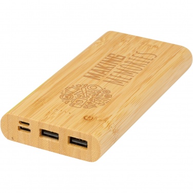 Logotrade promotional merchandise picture of: Tulda 10.000 mAh bamboo power bank