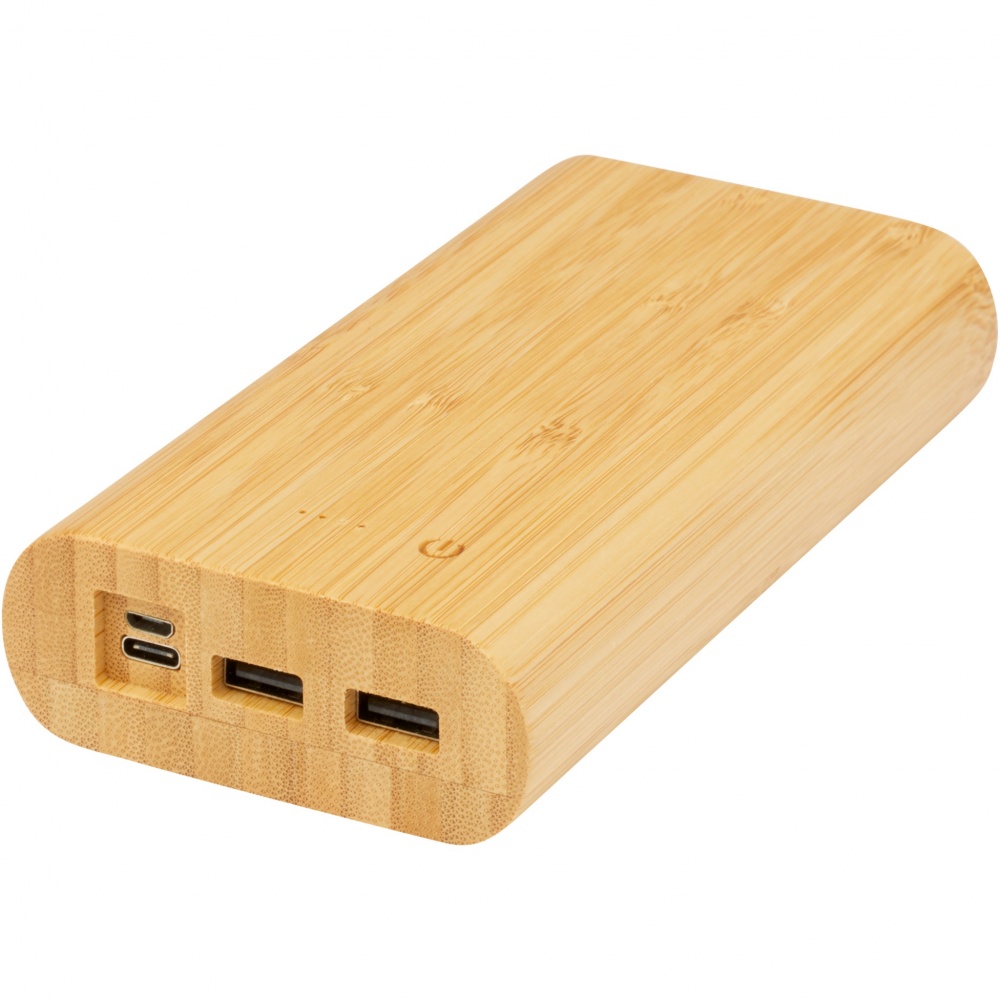 Logotrade promotional gift image of: Tulda 20.000 mAh bamboo power bank