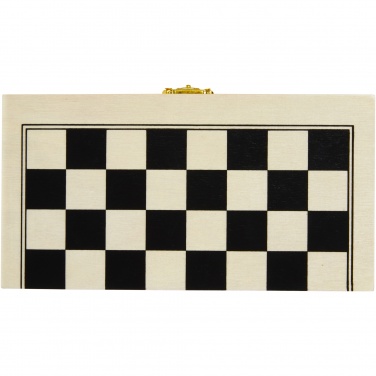 Logotrade promotional item picture of: Mugo 3-in-1 wooden game set