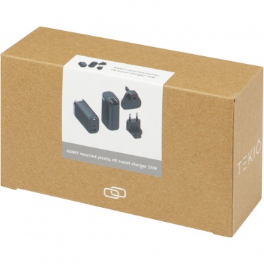Logotrade promotional item image of: ADAPT 25W recycled plastic PD travel charger