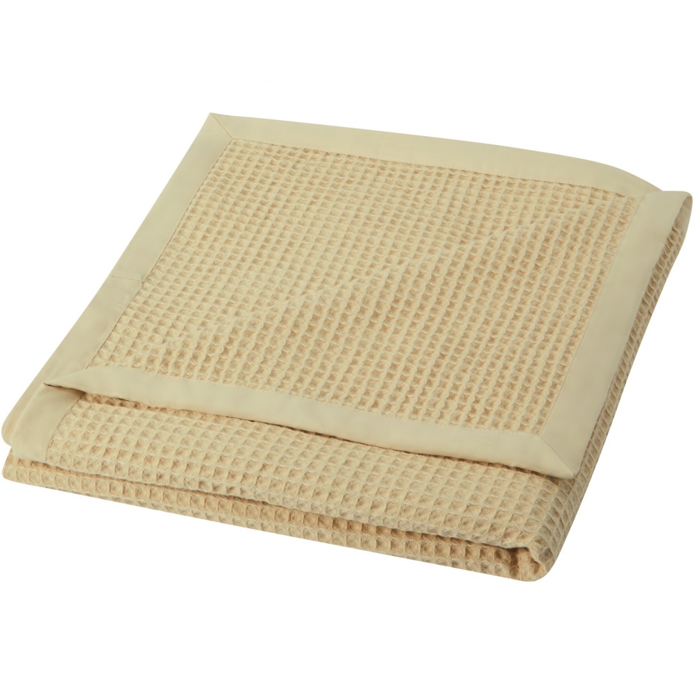 Logotrade promotional gift picture of: Abele 150 x 140 cm cotton waffle blanket