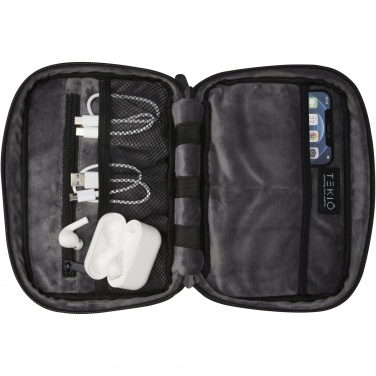 Logo trade corporate gifts picture of: Rise GRS recycled organiser pouch  