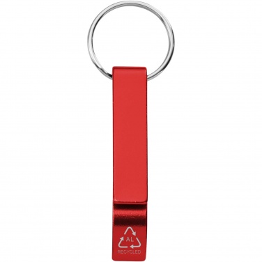 Logotrade business gifts photo of: Tao RCS recycled aluminium bottle and can opener with keychain 