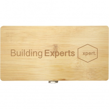 Logotrade business gifts photo of: Rivet 19-piece bamboo/recycled plastic tool set