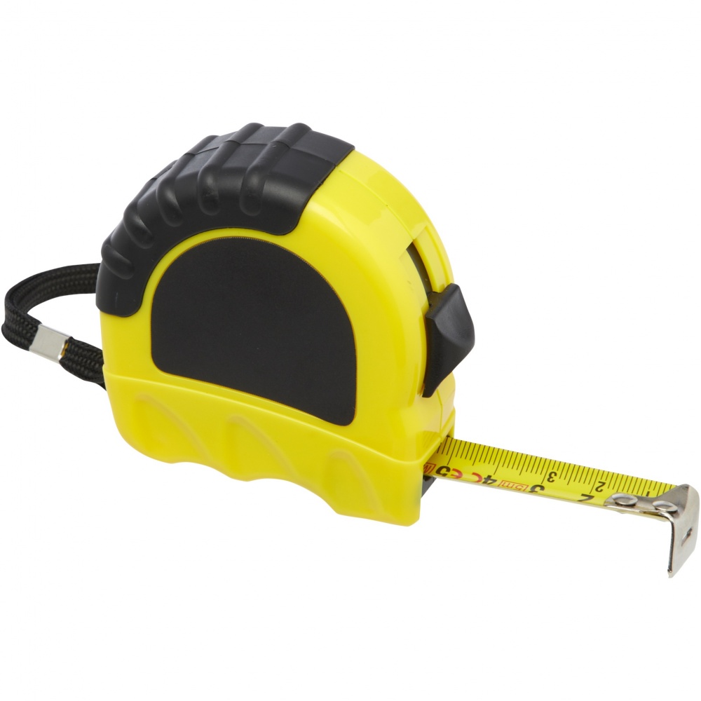 Logo trade promotional merchandise photo of: Rule 5-metre RCS recycled plastic measuring tape